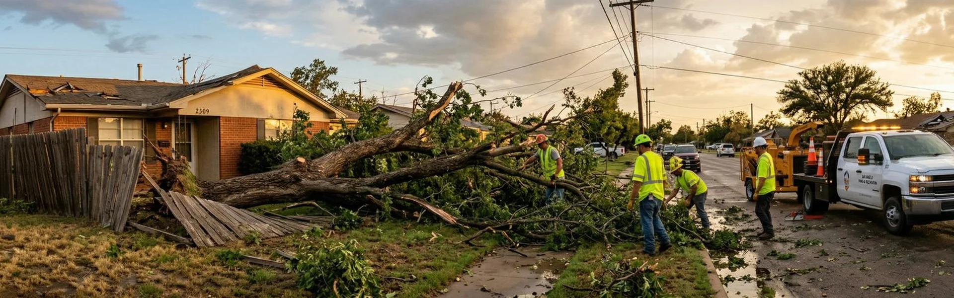 24/7 Emergency Tree Removal in San Angelo TX