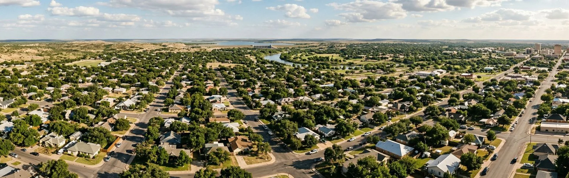 Map of San Angelo Texas Tree Service Pros service areas across Tom Green County