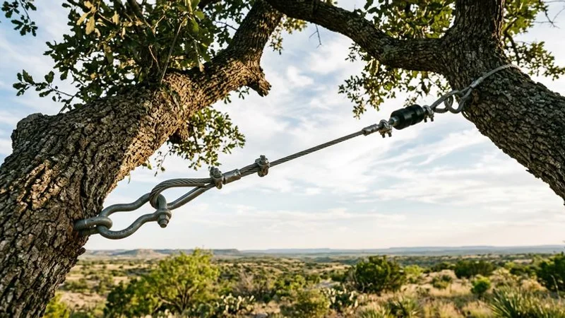 Tree cabling system for storm protection